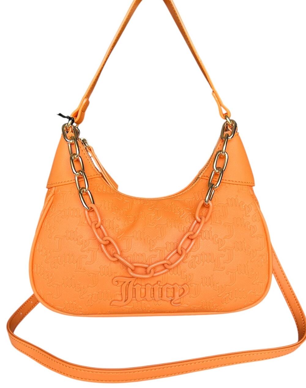 Juicy Couture Cant Tame Her Orange Crush Apricot Shoulder Bag